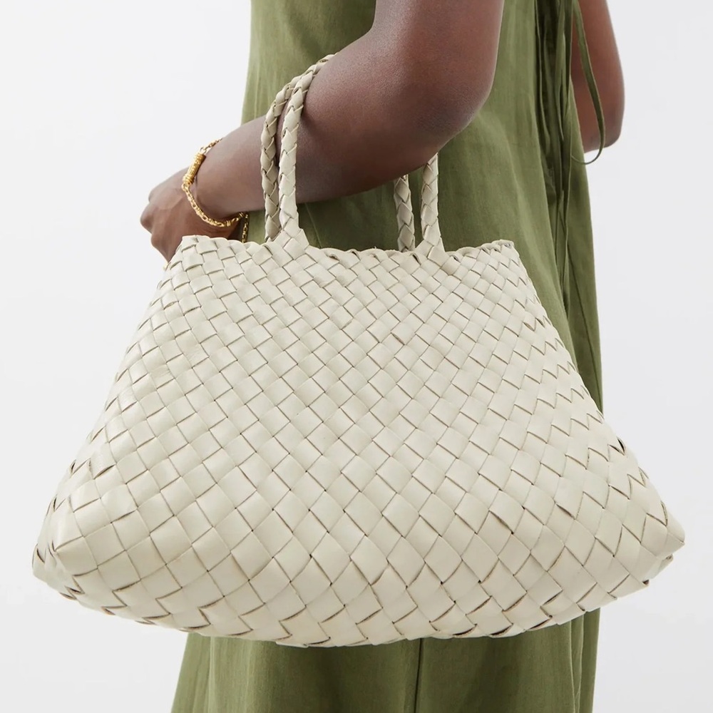 santa croce small dragon diffusion purse in pearl - Picture 11 of 11